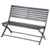 Banc Pliant Olbia Noir Graphite Hespéride -Hespéride banc pliant olbia noir graphite hesperide