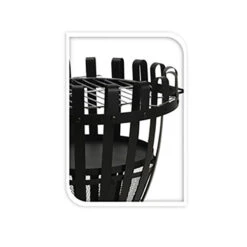 KOOPMAN Brasero Corbeille Métal D54 Noir Ambiance 6 KOOPMAN Brasero Corbeille Métal D54 Noir Ambiance -Hespéride brasero corbeille metal d54 noir ambiance 1 2