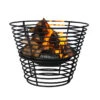 KOOPMAN Brasero Panier D53 Métal Noir Ambiance 1 KOOPMAN Brasero Panier D53 Métal Noir Ambiance -Hespéride brasero panier d53 metal noir ambiance
