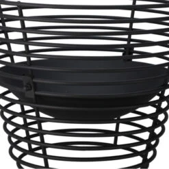 KOOPMAN Brasero Panier D53 Métal Noir Ambiance 7 KOOPMAN Brasero Panier D53 Métal Noir Ambiance -Hespéride brasero panier d53 metal noir ambiance 2