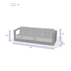 Canapé Extérieur 3 Places Allure Blanc Hespéride 11 Canapé Extérieur 3 Places Allure Blanc Hespéride -Hespéride canape exterieur 3 places allure blanc hesperide 2