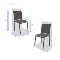 Chaise Extérieur Essentia Graphite/anthracite Hespéride 9 Chaise Extérieur Essentia Graphite/anthracite Hespéride -Hespéride chaise exterieur essentia graphite anthracite hesperide 3