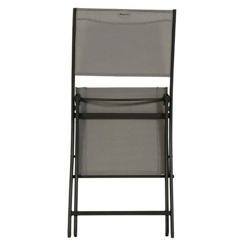 Chaise Pliante Modula Galet/graphite Hespéride 4 Chaise Pliante Modula Galet/graphite Hespéride – Image 2