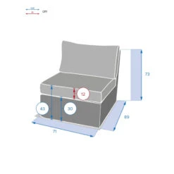 Chauffeuse Extérieur Moorea Hespéride Terre D'ombre 7 Chauffeuse Extérieur Moorea Hespéride Terre D'ombre -Hespéride chauffeuse exterieur moorea hesperide terre ombre 2