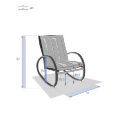 Fauteuil à Bascule Nevada Noir Graphite Hespéride 12 Fauteuil à Bascule Nevada Noir Graphite Hespéride -Hespéride fauteuil a bascule nevada noir graphite hesperide 4