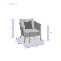 Fauteuil De Salon Extérieur 1 Place Embruns Hespéride 11 Fauteuil De Salon Extérieur 1 Place Embruns Hespéride -Hespéride fauteuil de salon exterieur 1 place embruns hesperide 3