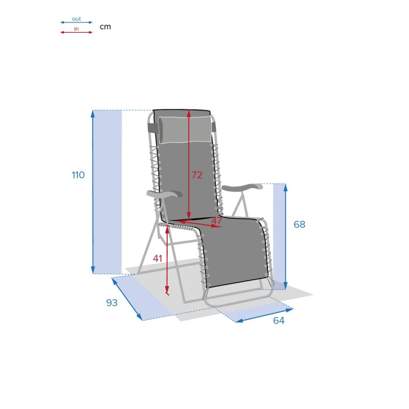 Fauteuil Détente D'extérieur Hespéride Silos Gris Galet 9 Fauteuil Détente D'extérieur Hespéride Silos Gris Galet – Image 7