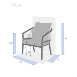 Fauteuil Extérieur 1 Place Oriengo Anthracite Hespéride 10 Fauteuil Extérieur 1 Place Oriengo Anthracite Hespéride -Hespéride fauteuil exterieur 1 place oriengo anthracite hesperide 3