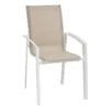 Fauteuil Extérieur Axant Lin/blanc Hespéride -Hespéride fauteuil exterieur axant linblanc hesperide