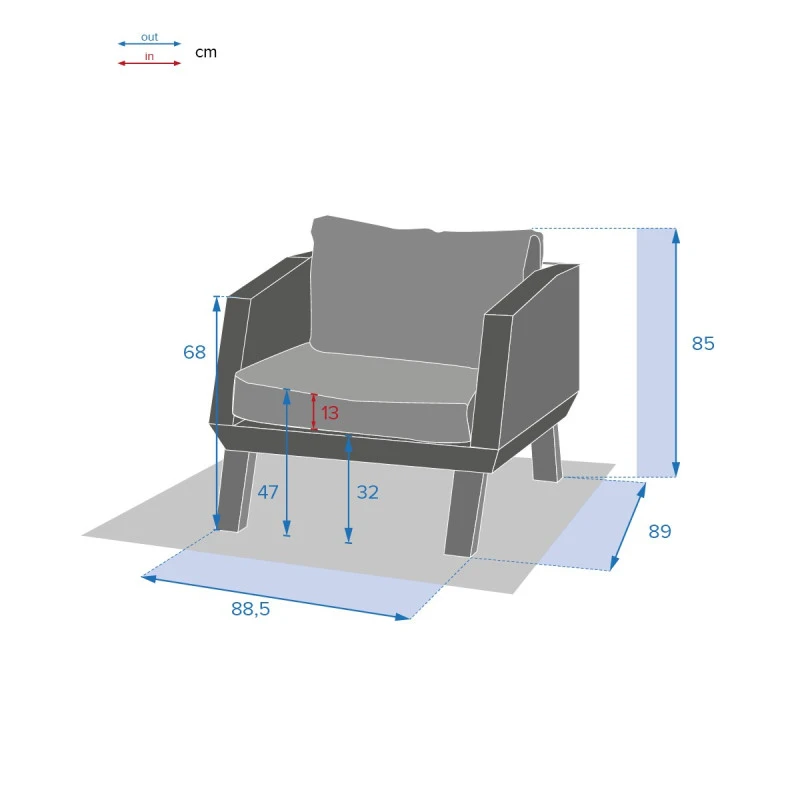 Fauteuil Extérieur Axiome Hespéride 6 Fauteuil Extérieur Axiome Hespéride – Image 4
