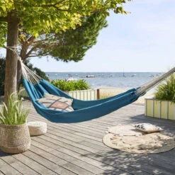 Hamac 150x307 Yaqui Bleu Canard Hespéride 6 Hamac 150x307 Yaqui Bleu Canard Hespéride -Hespéride hamac 150x307 yaqui bleu canard hesperide 1 1