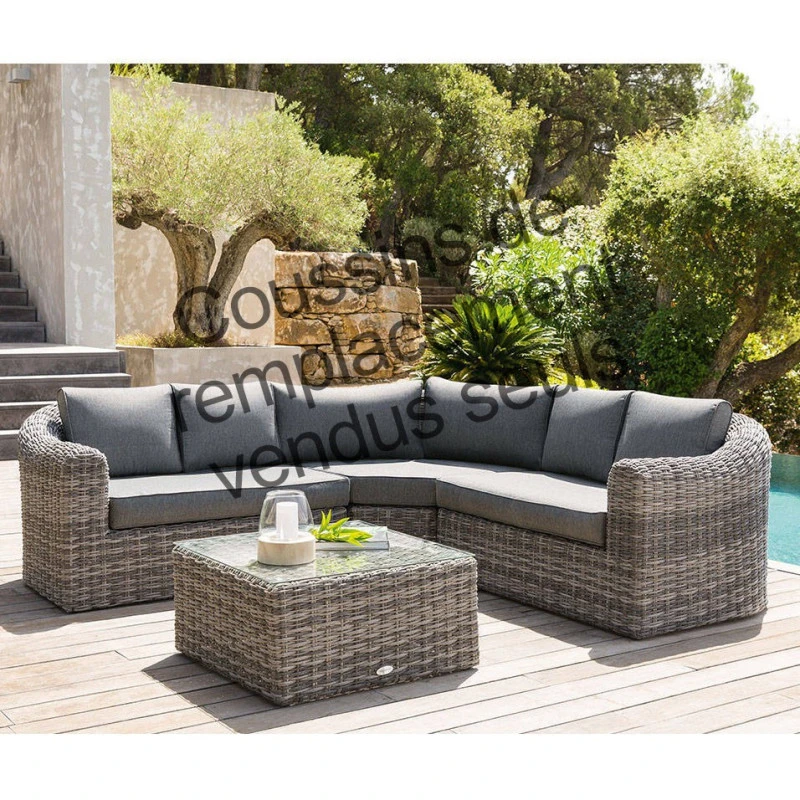 Lot De 9 Coussins Pour Salon Angle Moorea Carbone Hespéride 4 Lot De 9 Coussins Pour Salon Angle Moorea Carbone Hespéride – Image 2