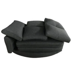 Lot De 9 Coussins Pour Salon Angle Moorea Carbone Hespéride