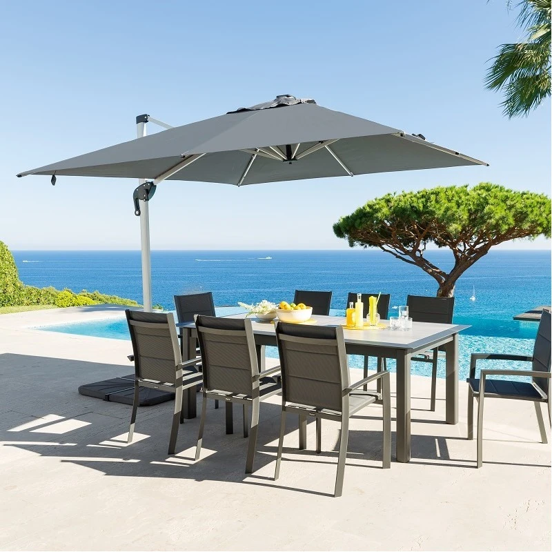 Parasol Carré Avec LEDs Equador Hespéride 4 Parasol Carré Avec LEDs Equador Hespéride – Image 2