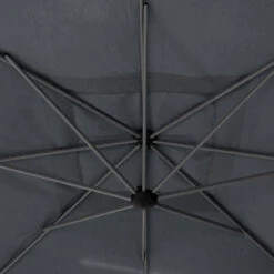 Parasol Décentré Carré Manoa Ardoise Hespéride 9 Parasol Décentré Carré Manoa Ardoise Hespéride -Hespéride parasol decentre carre manoa ardoise hesperide 1 2