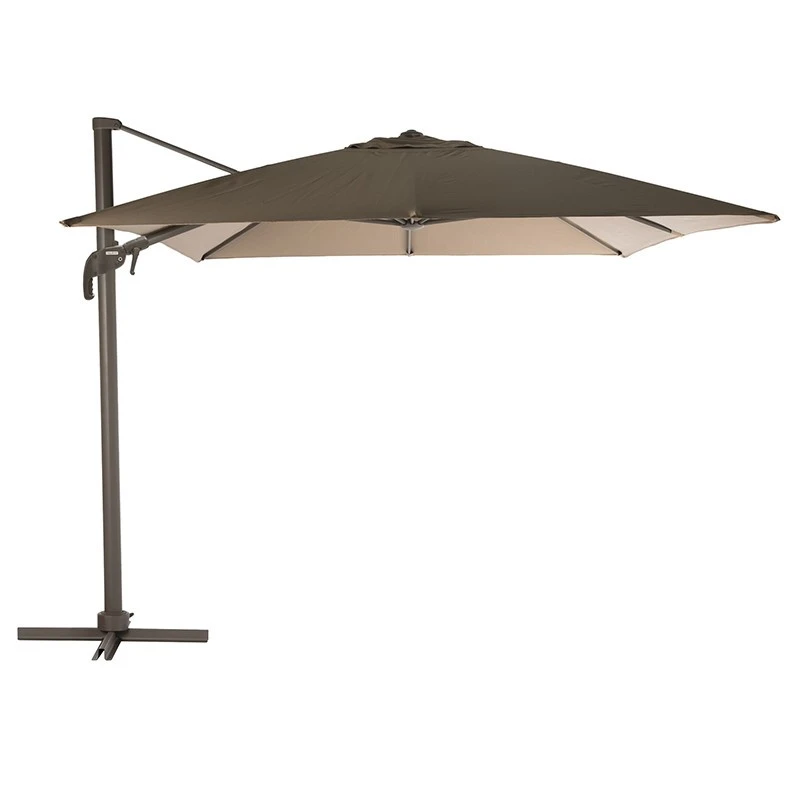 Parasol Décentré Eléa Inclinable Rectangulaire Noisette Hespéride 3 Parasol Décentré Eléa Inclinable Rectangulaire Noisette Hespéride – Image 2