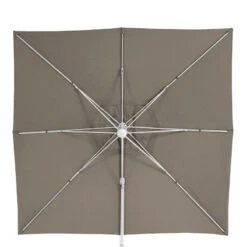 Parasol Décentré Eléa Inclinable Carré Oléfine Noisette/blanc Hespéride 11 Parasol Décentré Eléa Inclinable Carré Oléfine Noisette/blanc Hespéride -Hespéride parasol decentre elea inclinable carre olefine noisetteblanc hesperide 2