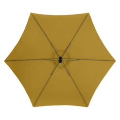 Parasol Décentré Rond Manoa Jaune Moutarde Hespéride 11 Parasol Décentré Rond Manoa Jaune Moutarde Hespéride -Hespéride parasol decentre rond manoa jaune moutarde hesperide 4