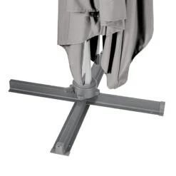 Parasol Déporté Carré Equador Ardoise Hespéride -Hespéride parasol deporte carre equador ardoise hesperide 1 6