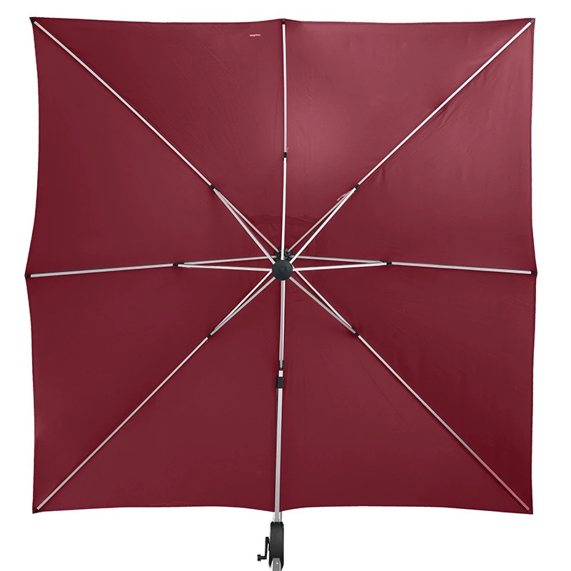Parasol Déporté Carré Equador Bordeaux Hespéride 6 Parasol Déporté Carré Equador Bordeaux Hespéride – Image 4