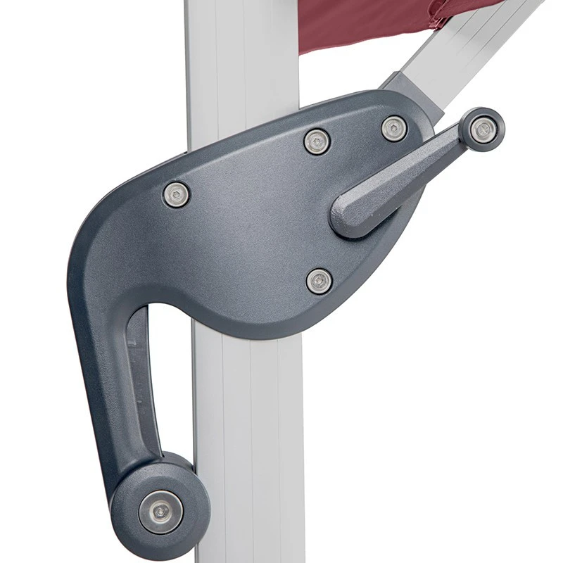 Parasol Déporté Rectangulaire Equador Bordeaux Hespéride 8 Parasol Déporté Rectangulaire Equador Bordeaux Hespéride – Image 6