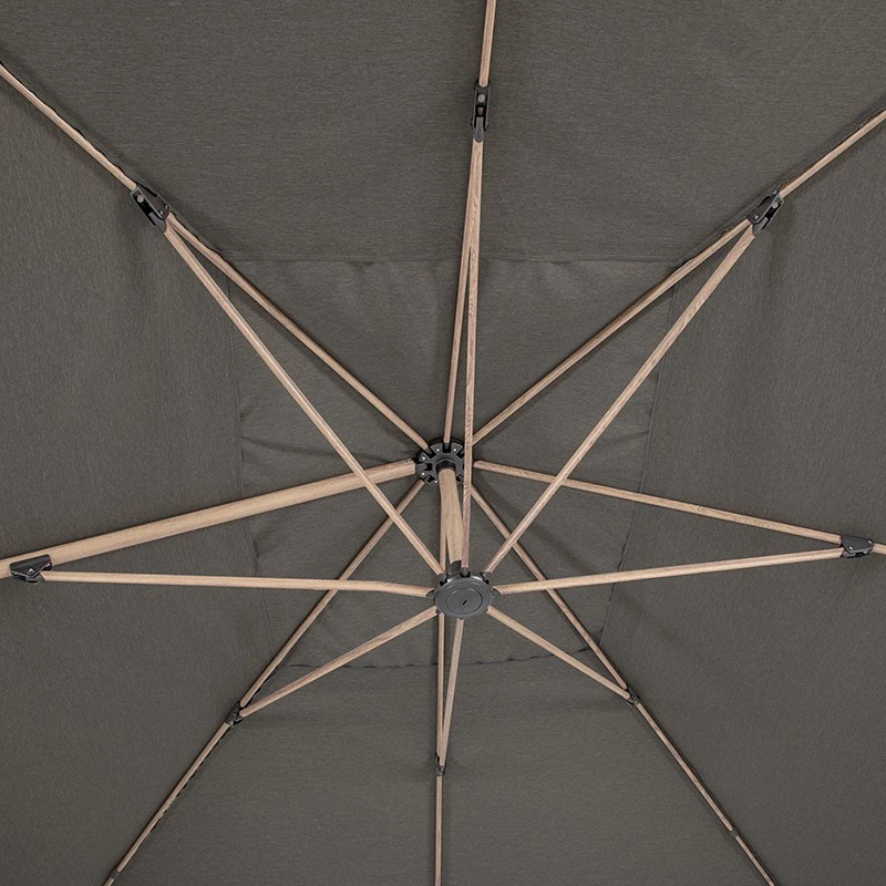 Parasol Déporté Rectangulaire Soly Honey Et Charbon Hespéride 6 Parasol Déporté Rectangulaire Soly Honey Et Charbon Hespéride – Image 4