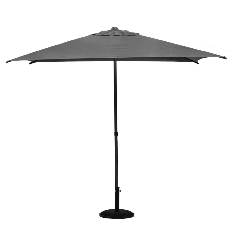Parasol Droit Carré 2,5x2,5m Soya Ardoise Hespéride 4 Parasol Droit Carré 2,5x2,5m Soya Ardoise Hespéride – Image 2
