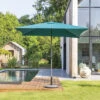 Parasol Droit Carré 2,5x2,5m Soya Bleu Canard Hespéride 2 Parasol Droit Carré 2,5x2,5m Soya Bleu Canard Hespéride -Hespéride parasol droit carre 25x25m soya bleu canard hesperide