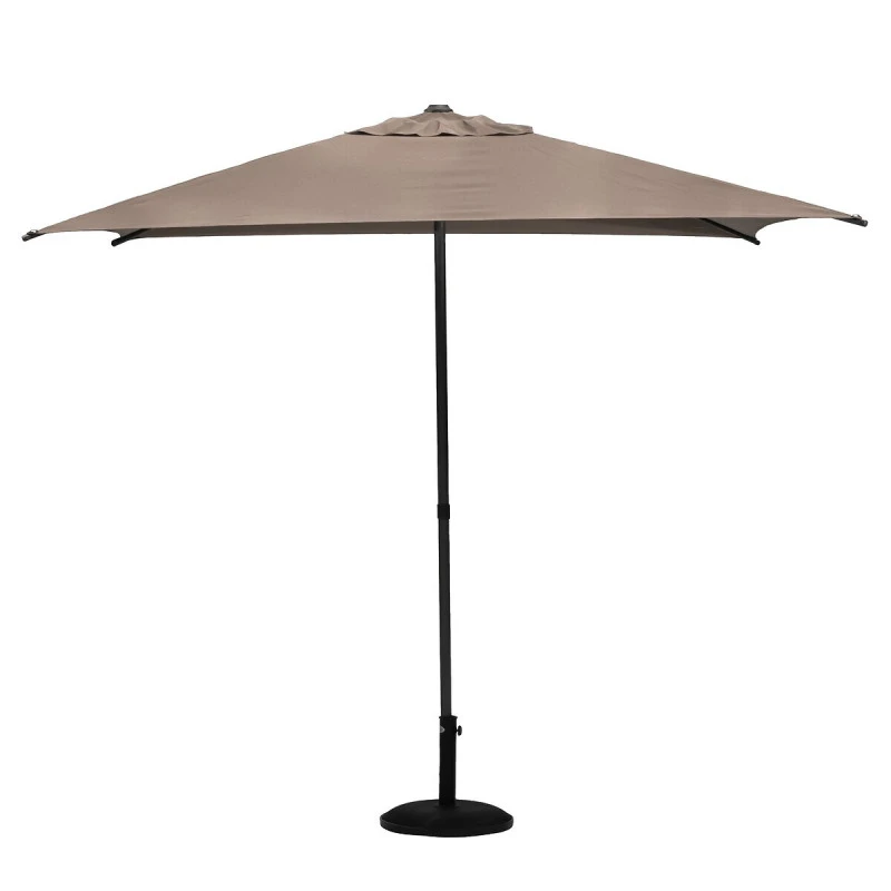 Parasol Droit Carré 2,5x2,5m Soya Taupe Hespéride 4 Parasol Droit Carré 2,5x2,5m Soya Taupe Hespéride – Image 2