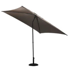 Parasol Droit Carré 2,5x2,5m Soya Taupe Hespéride 10 Parasol Droit Carré 2,5x2,5m Soya Taupe Hespéride -Hespéride parasol droit carre 25x25m soya taupe hesperide 2