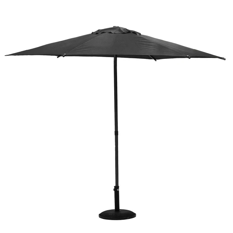 Parasol Droit Rond 2,7m Soya Ardoise Hespéride 7 Parasol Droit Rond 2,7m Soya Ardoise Hespéride – Image 5