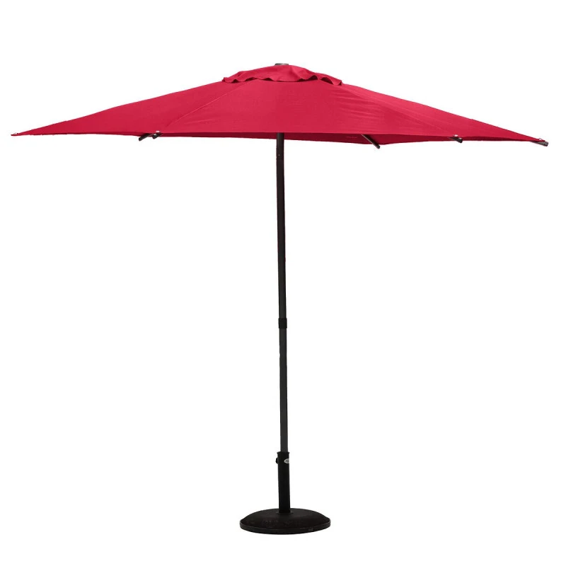 Parasol Droit Rond 2,7m Soya Grenade Hespéride 4 Parasol Droit Rond 2,7m Soya Grenade Hespéride – Image 2