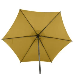 Parasol Droit Rond 2,7m Soya Jaune Moutarde Hespéride 13 Parasol Droit Rond 2,7m Soya Jaune Moutarde Hespéride -Hespéride parasol droit rond 27m soya jaune moutarde hesperide 4