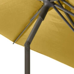 Parasol Droit Rond 2,7m Soya Jaune Moutarde Hespéride 14 Parasol Droit Rond 2,7m Soya Jaune Moutarde Hespéride -Hespéride parasol droit rond 27m soya jaune moutarde hesperide 5