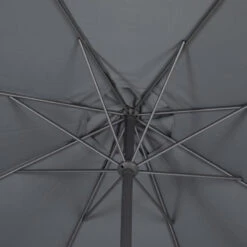 Parasol Mat Central Rond 3m Loompa Ardoise Hespéride 13 Parasol Mat Central Rond 3m Loompa Ardoise Hespéride -Hespéride parasol mat central rond 3 loompa ardoise hesperide 4