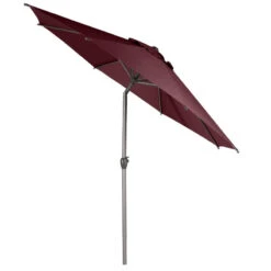 Parasol Mat Central Rond 3m Loompa Bordeaux Hespéride 11 Parasol Mat Central Rond 3m Loompa Bordeaux Hespéride -Hespéride parasol mat central rond 3m loompa bordeaux hesperide 2