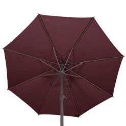 Parasol Mat Central Rond 3m Loompa Bordeaux Hespéride 12 Parasol Mat Central Rond 3m Loompa Bordeaux Hespéride -Hespéride parasol mat central rond 3m loompa bordeaux hesperide 3