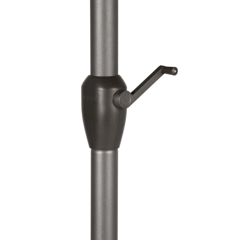 Parasol Mat Central Rond 3m Loompa Bordeaux Hespéride 8 Parasol Mat Central Rond 3m Loompa Bordeaux Hespéride – Image 6