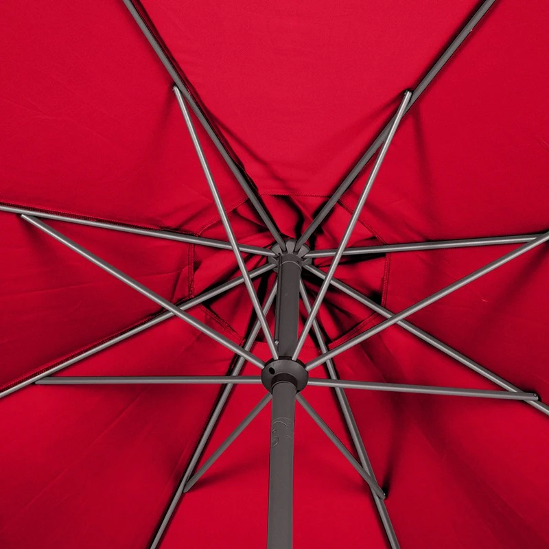 Parasol Mat Central Rond 3m Loompa Grenade Hespéride 9 Parasol Mat Central Rond 3m Loompa Grenade Hespéride – Image 7