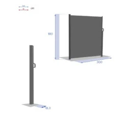 Paravent écran Antao Graphite Hespéride 15 Paravent écran Antao Graphite Hespéride -Hespéride paravent ecran antao graphite hesperide 1 6