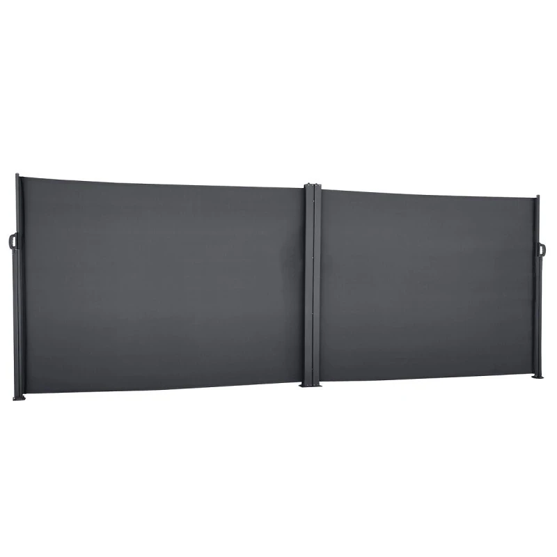 Paravent écran Double Antao Graphite Hespéride 4 Paravent écran Double Antao Graphite Hespéride – Image 2