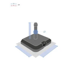 Pied De Parasol à Roulettes Opaneo 39kg Hespéride 11 Pied De Parasol à Roulettes Opaneo 39kg Hespéride -Hespéride pied de parasol a roulettes opaneo 39kg hesperide 4