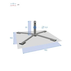 Pied De Parasol Pliant Grand Modèle Anthracite Hespéride 11 Pied De Parasol Pliant Grand Modèle Anthracite Hespéride -Hespéride pied de parasol pliant grand modele anthracite hesperide 4