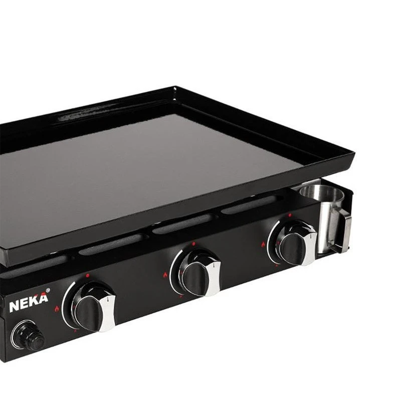 Plancha à Gaz 3 Feux Neka 4 Plancha à Gaz 3 Feux Neka – Image 2