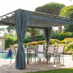 Rideaux Ardoises Pour Tonnelle Rectangulaire Palmeira Hespéride 8 Rideaux Ardoises Pour Tonnelle Rectangulaire Palmeira Hespéride -Hespéride rideaux ardoises pour tonnelle rectangulaire palmeira hesperide 2