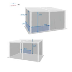 Rideaux Opaques Pour Tonnelle 4x3 M Avila Hespéride 7 Rideaux Opaques Pour Tonnelle 4x3 M Avila Hespéride -Hespéride rideaux opaques pour tonnelle 4x3 m avila hesperide 2