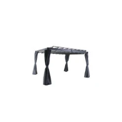 Rideaux Opaques Pour Tonnelle Belize 3,8x3m Hespéride 8 Rideaux Opaques Pour Tonnelle Belize 3,8x3m Hespéride -Hespéride rideaux opaques pour tonnelle belize 38x3m hesperide 2