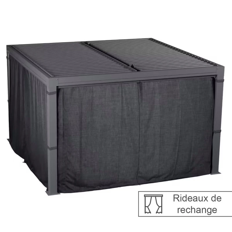 Rideaux Pour Tonnelle Majaé 3,6x3,6 M Hespéride 2 Rideaux Pour Tonnelle Majaé 3,6x3,6 M Hespéride