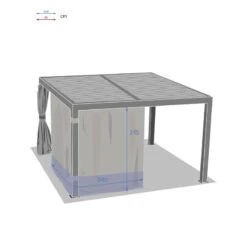 Rideaux Pour Tonnelle Majaé 3,6x3,6 M Hespéride 6 Rideaux Pour Tonnelle Majaé 3,6x3,6 M Hespéride -Hespéride rideaux pour tonnelle majae 36x36 m hesperide 1 2