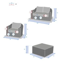 Salon 4 Places Moorea Savana Hespéride 13 Salon 4 Places Moorea Savana Hespéride -Hespéride salon 4 places moorea savana hesperide 3